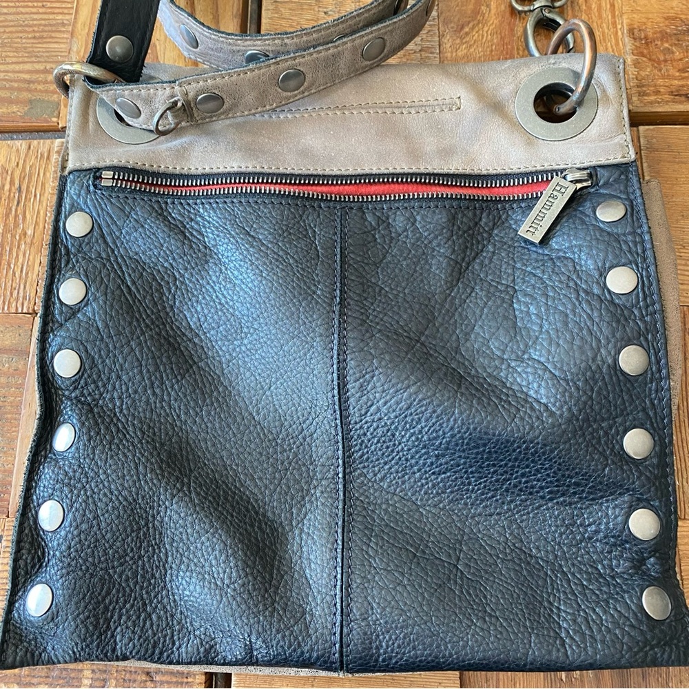 Hammitt Black Leather crossbody reversible Bag - Picture 10 of 11